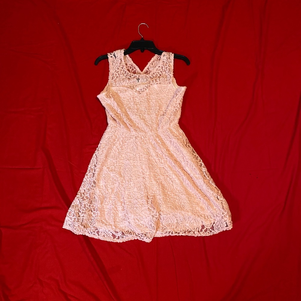 Pink lace dress :)